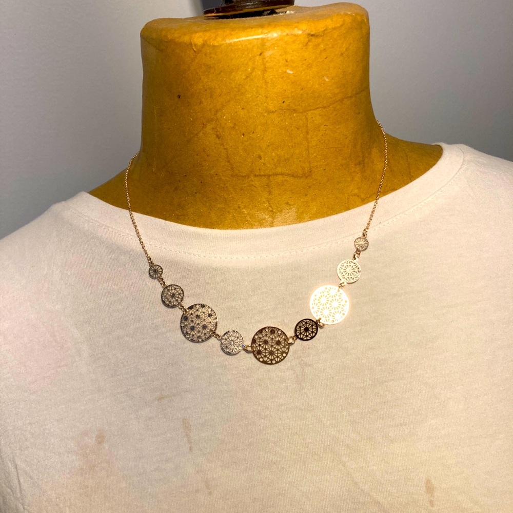 Lauren Conrad Gold tone Boho Necklace